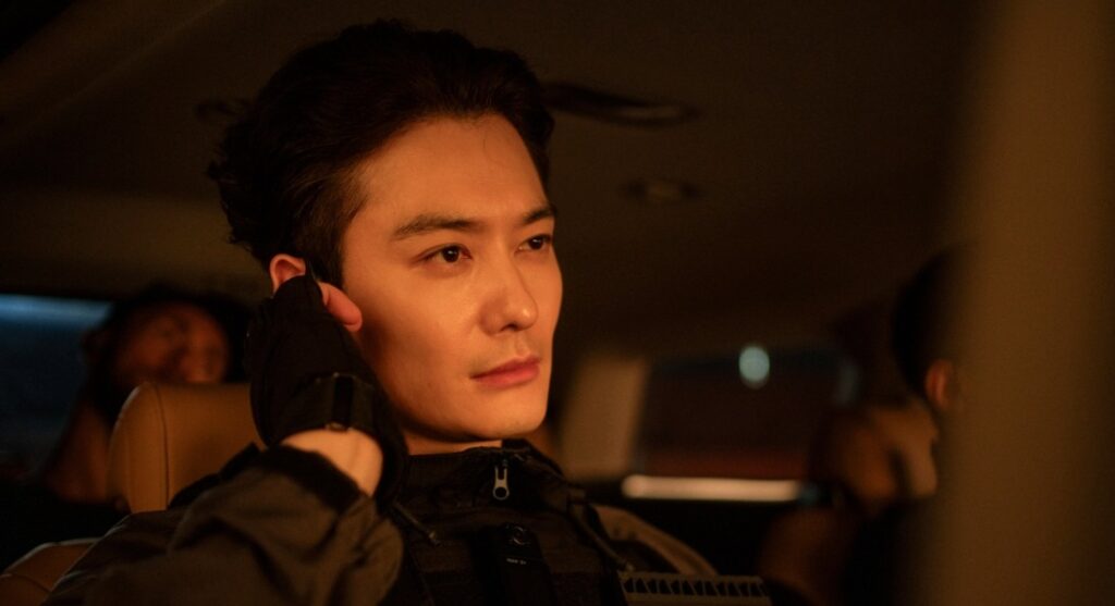 Masaki Okada as J in A Shop for Killers Season 2